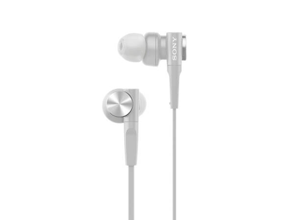 新品 SONY MDR-XB55 (W) 有線イヤホン カナル型 EXTRA BASS 3.5mmステレオミニプラグ グレイッシュホワイト
