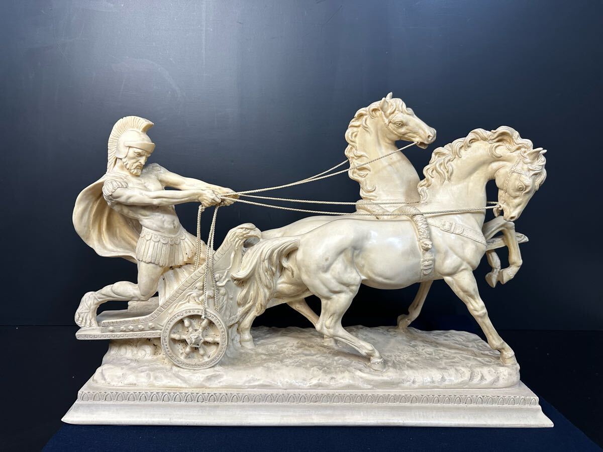 アンテルマ・サンティーニ 戦馬車 イタリア製 CLASSIC FIGURE Yahoo!オークション -「santini (サンティーニ)」(彫刻