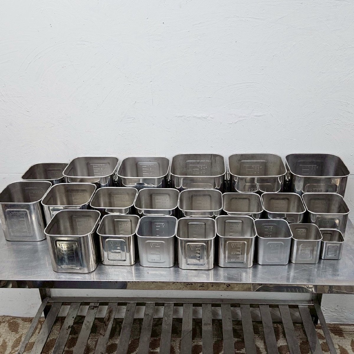 【美品】YUKIWA角キッチンポットSIZE16.5  2個セット Yahoo!オークション -「角キッチンポット」の落札相場・落札価格