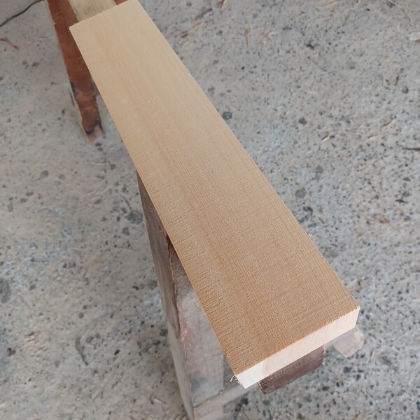 角材-1043【45.3×9×4.8cm】 国産ひのき 【柾目】 角材 彫刻 木工 一枚板 無垢材 桧 檜 DIY