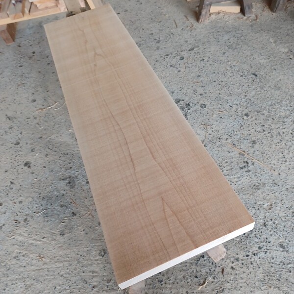 B-1996【97.5×26.3×3.5cm】 国産ひのき 板 棚板 看板 まな板 一枚板 無垢材 桧 檜 DIY