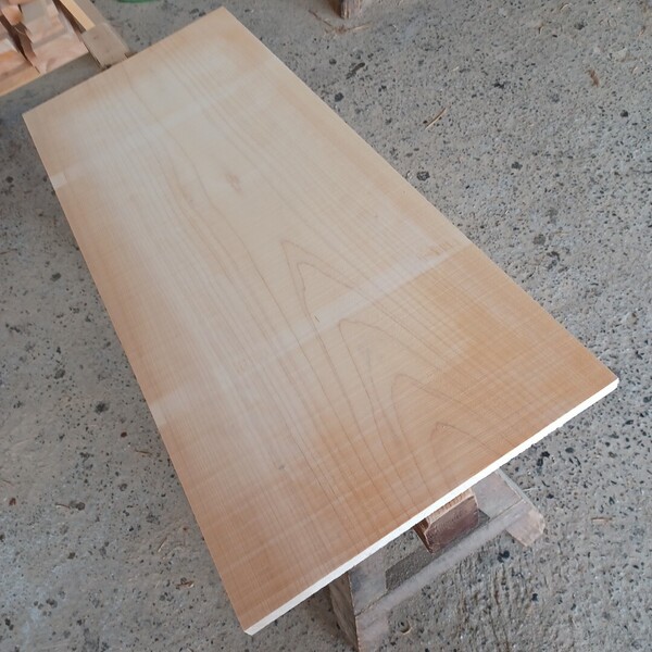 B-2004【97.5×40.3×2cm】 国産ひのき 板 テーブル 棚板 看板 一枚板 無垢材 桧 檜 DIY