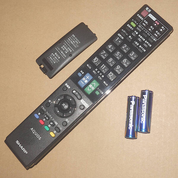 ■送料無料■即決■中古動作品■GA912WJSA■SHARP シャープ AQUOS 液晶テレビ純正リモコン■