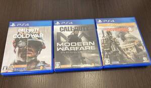 #298 PS4 ソフト コール オブ デューティー ディビジョン2 ゴールドエディション 3枚セット
