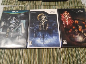 零 濡鴉ノ巫女 眞紅の蝶 月蝕の仮面/TECMO テクモ コーエーテクモ 任天堂 FATAL FRAME PROJECT ZERO Nintendo Wii U wii 濡鴉の巫女 真紅