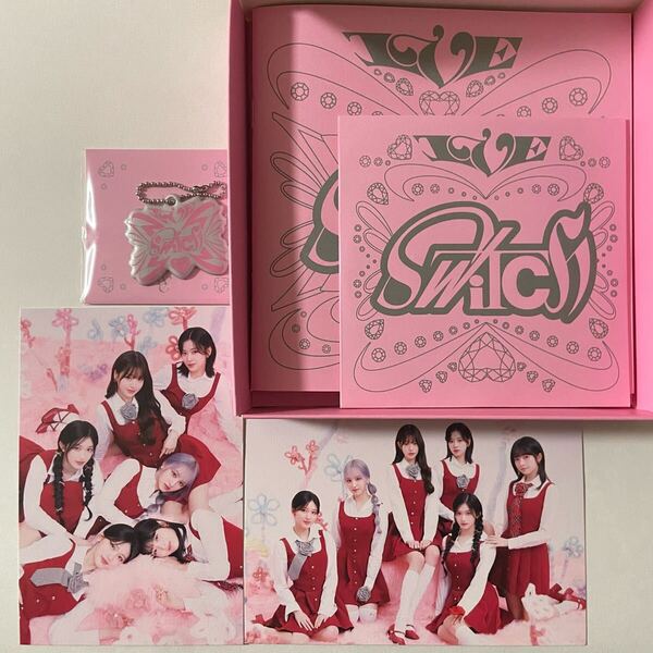 IVE THE 2nd EP SWITCH LOVED IVE Ver. 本体 ポストカード 2枚 付き 検) アイブ アルバム CD
