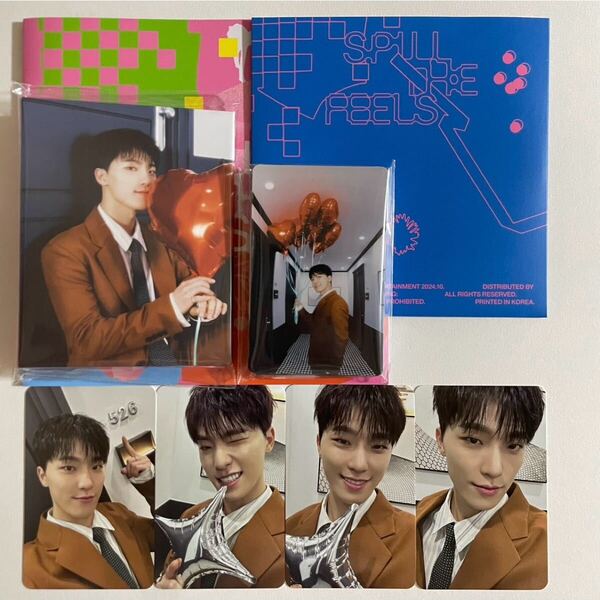 SEVENTEEN ディノ SPILL THE FEELS CARAT盤 バインダー トレカ 28枚 コンプ 検) セブチ カラット フォトカード
