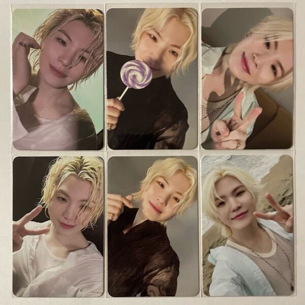 SEVENTEEN ウジ SPILL THE FEELS BLUE Ver.0 NEW Ver.1 YOU Ver.2 一般盤 3形態 封入 トレカ 6枚 コンプ 検) セブチ フォトカード