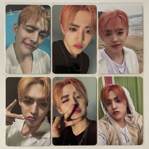 SEVENTEEN エスクプス SPILL THE FEELS BLUE Ver.0 NEW Ver.1 YOU Ver.2 一般盤 3形態 封入 トレカ 6枚 コンプ 検) セブチ フォトカード