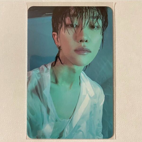 SEVENTEEN THE8 ミンハオ SPILL THE FEELS BLUE Ver.0 一般盤 封入 トレカ 1枚 検) セブチ フォトカード