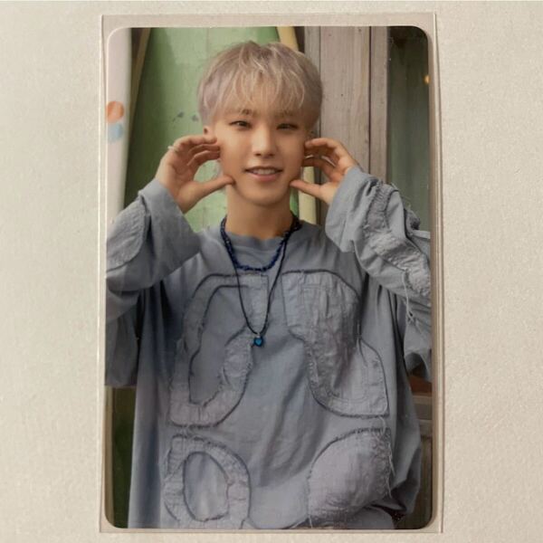 SEVENTEEN ホシ SPILL THE FEELS BLUE Ver.0 NEW Ver.1 YOU Ver.2 一般盤 タワレコ 購入特典 トレカ 1枚 検) セブチ フォトカード