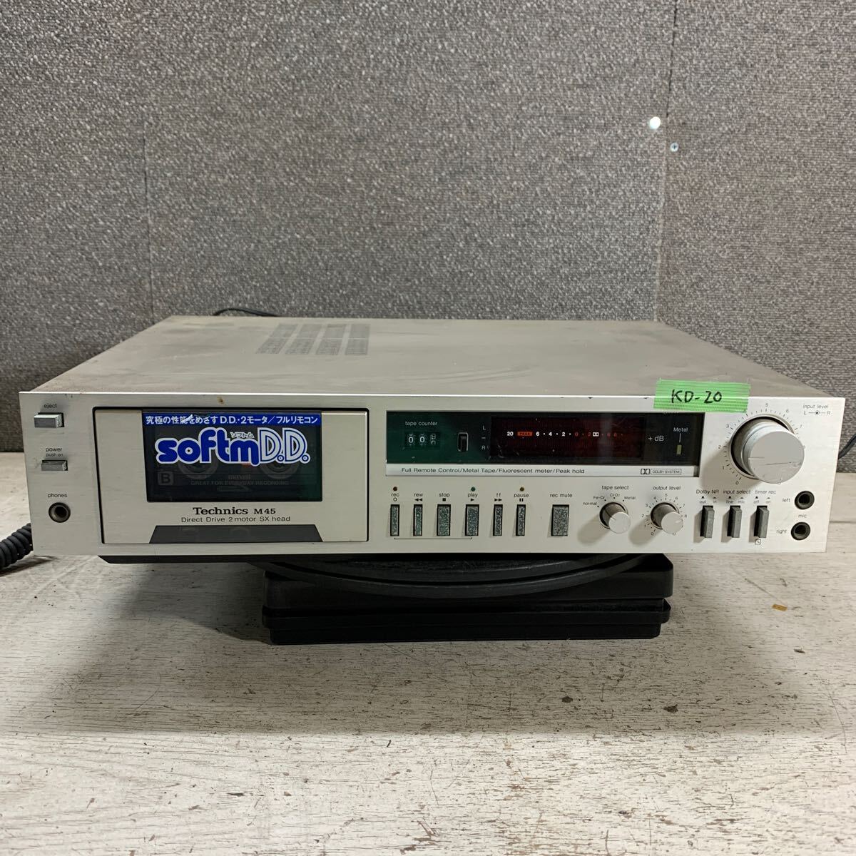 Technics カセットデッキ RS-M45 動作品 Yahoo!オークション -「technics rs-m45」の落札相場・落札価格