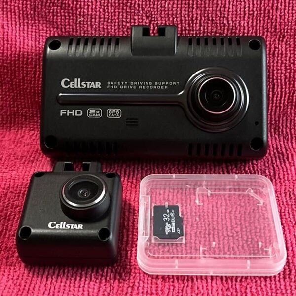 ☆美品☆整備品★内蔵電池交換済★ セルスターCSD-790FHG+リアカメラ