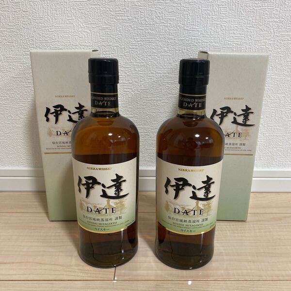 ニッカ ウイスキー 伊達2本セット 700ml ニッカウイスキー 箱付 送料無料 NIKKA