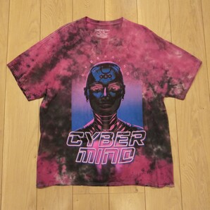 USA古着卸 XLサイズ ② CHEMISTRY ケミストリー CYBER MIND プリント タイダイ染め Tシャツ