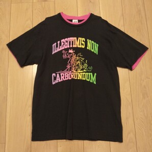 USA古着卸 XLサイズ anvil アンビル グラデーション 発泡プリント Tシャツ