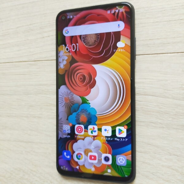 Xiaomi 「Redmi Note 9T 5G」 ナイトフォークブラック Androidバージョン12 SIMフリー ソフトバンク