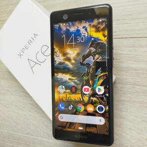 SONY 「Xperia Ace」 エクスペリアエース ブラック RAM4GB.ROM64GB SIMロック解除済 J3173 楽天版