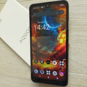 SHARP 「AQUOS wish3」 SH-53D ブラック SIMフリー 美品になります。 RAM4GB.ROM64GB Android.15対応 eSIM、デュアルSIM対応