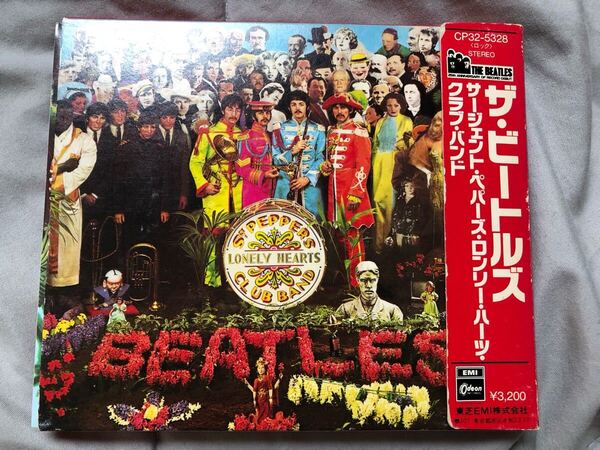 CD ビートルズ サージェントペパーズロンリーハーツクラブバンド 1988年盤 外箱 帯付き Beatles ジョンレノン