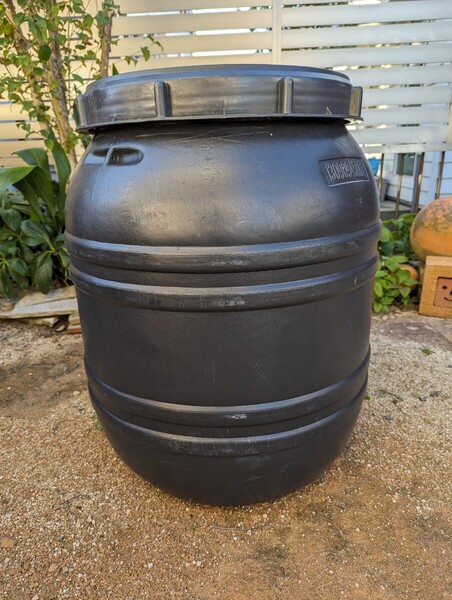 雨水タンク150L黒送料無料