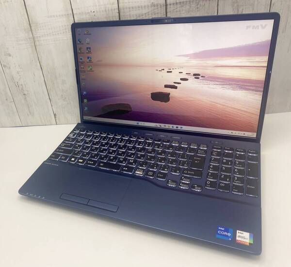 【最新OS Windows11】SSD1TB メモリ32GB 富士通 ノートPC AH54/G2 第12世代Core i7-1260P Office Blu-ray キーボードLEDバックライト