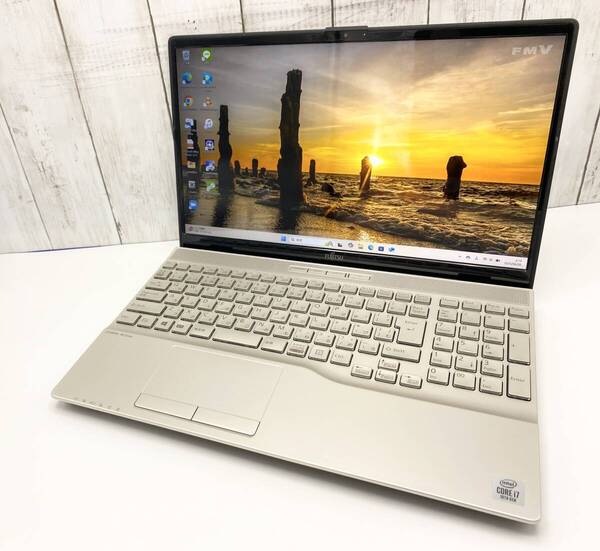 【最新OS Windows11】SSD1TB メモリ32GB 富士通 ノートPC AH53/E2 第10世代Core i7-10510U Office Webカメラ Bluetooth Zoom