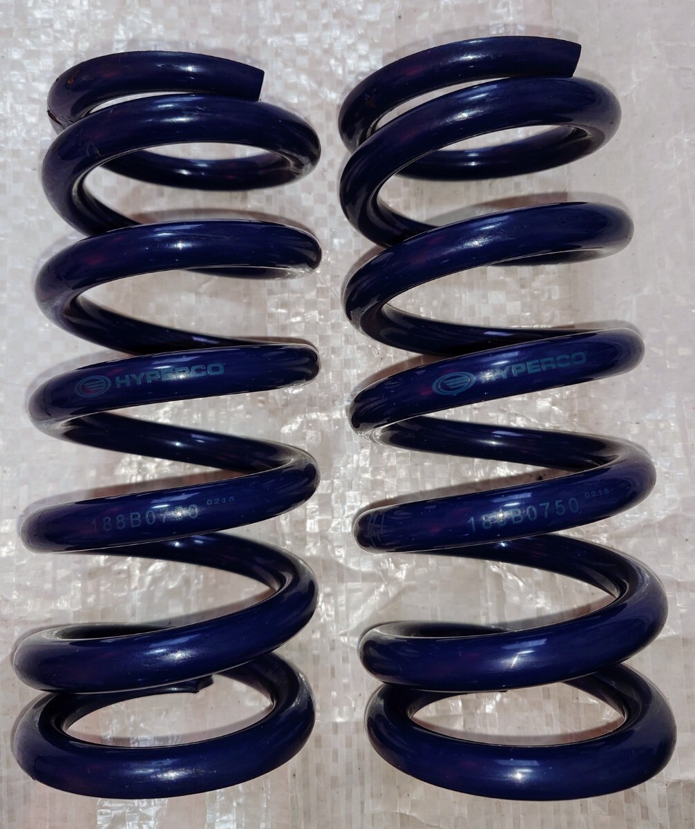 HYPERCO スプリング 6.3kg/mm 7インチ(約180mm) ID65 HYPERCO スプリング 6.3kg/mm 7インチ(約180mm) ID65 Amazon.co