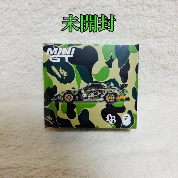 未開封 TSMモデル MINI GT 1/64 マツダ RX-7 LBスーパーシルエット LBWK A BATHING APE CROSSOVER リバティーウォーク 東京オートサロン