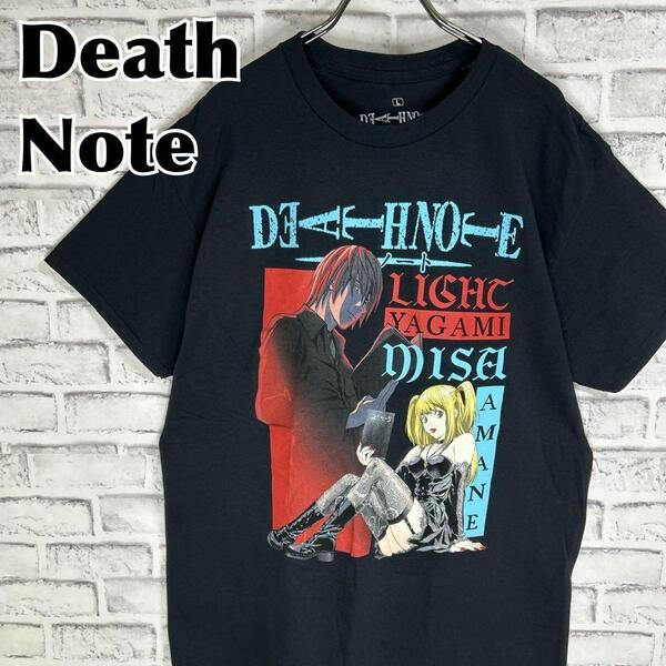 DEATH NOTE デスノート アニメ ミサミサ 夜神月 キャラ Tシャツ 半袖 輸入品 春服 夏服 海外古着 キャラクター ロゴ