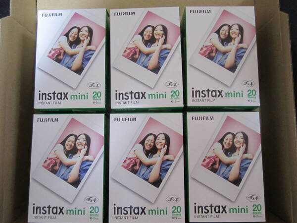 ★送料無料 新品未開封 国内正規品 FUJIFILM 富士フイルム チェキ用フィルム INSTAX MINI JP2 20枚入り x 6個セット 計120枚 即決