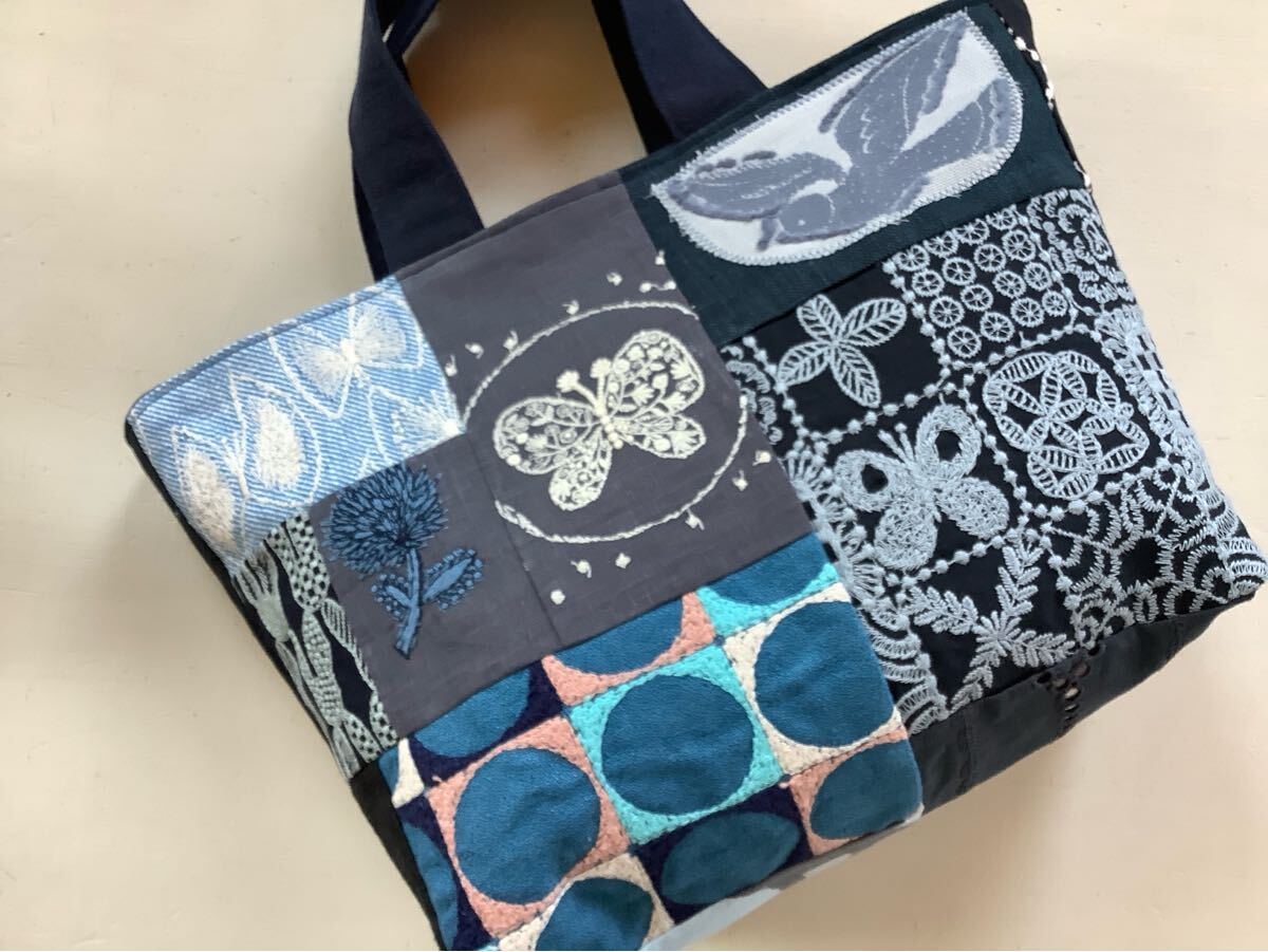 ミナペルホネン*タンバリン○ギャザポケバッグ✂️ハンドメイド ミナペルホネン*pacific×タンバリンギャザポケバッグ