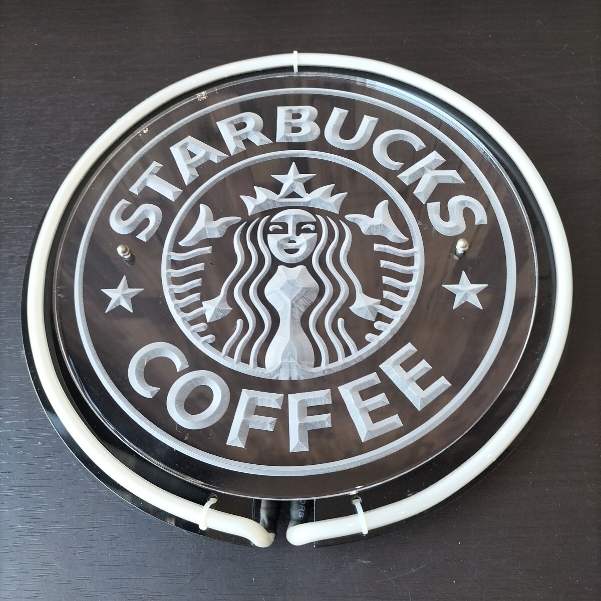 スターバックス 看板 アクリル ストアサイン スタバ ディスプレイ Yahoo!オークション -「スターバックス」(看板) (広告