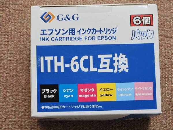 ITH-6CL 互換 イチョウ インクカートリッジ 増量 GG-EITH-6P 未開封
