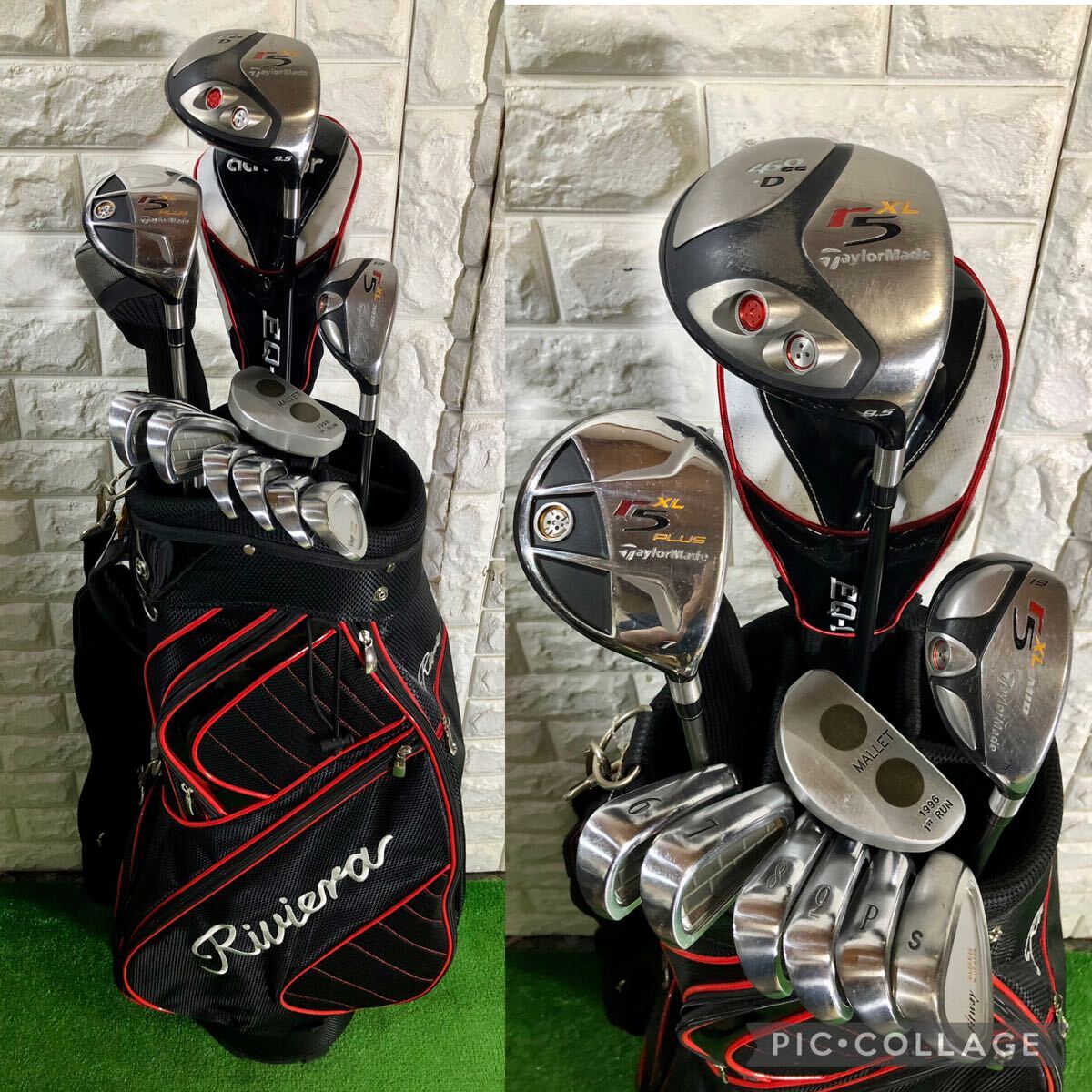 Riviera ゴルフクラブ一式　中古 Yahoo!オークション -「リビエラ ゴルフ」(クラブ) (ゴルフ)の