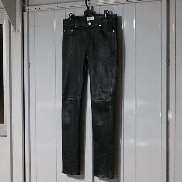 saint laurent paris サンローランパリ レザーパンツ hedi期 hedi slimane エディスリマン
