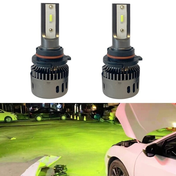 LED フォグランプ H3 hb4 グリーンイエロー ライム アップルグリーン レモン 12V 24V ライムグリーン ライムイエロー 緑