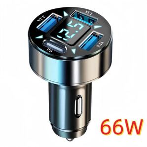 PD 3.1A 急速充電器 USBチャージャー カーチャージャー 車USB充電器 12V 24V対応 最大66Wの高出力カ シガーソケット充電器