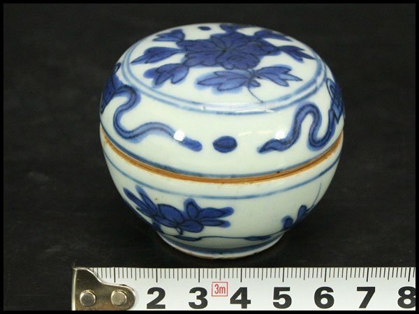 Amazon.co.jp: 中国 古染付 一葉香合 時代箱 M R7144 : ホーム