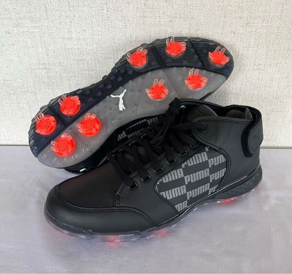 送料無料◆新品◆ PUMA GOLF プロアダプト デルタ ミッド ゴルフシューズ◆(25.0)◆376498-02◆プーマ スパイク ゴルフシューズ