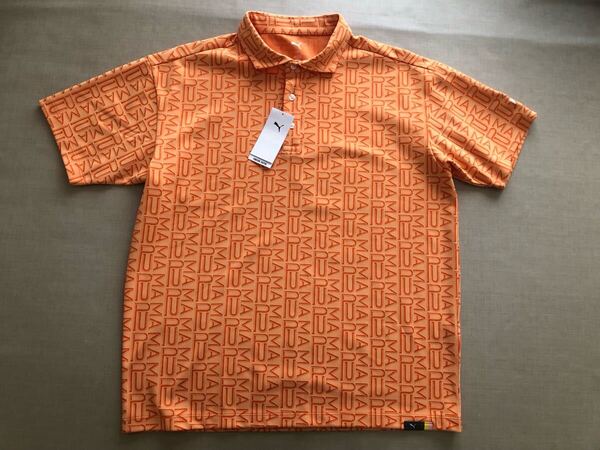 送料無料◆サンプル品◆プーマ ゴルフ FOG ジャガード AOP 半袖ポロシャツ◆(L)◆633301-02◆PUMA GOLF・