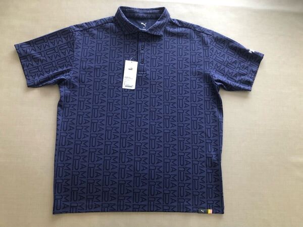 送料無料◆サンプル品◆プーマ ゴルフ FOG ジャガード AOP 半袖ポロシャツ◆(L)◆633301-03◆PUMA GOLF・