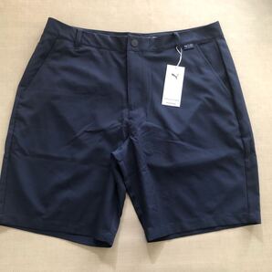送料無料◆新品◆PUMA GOLF ショートパンツ◆(36) w91cm◆631238-01 (ネイビー)◆プーマ ゴルフ・ハーフパンツ