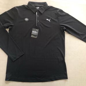 送料無料◆新品◆PUMA GOLF ストレッチ ベーシック ワッペン 長袖ポロシャツ◆(XL)◆624913-01◆プーマ ゴルフ