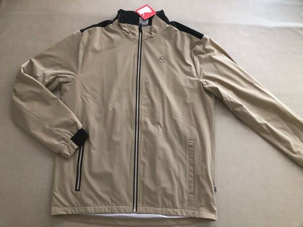 送料無料◆サンプル品◆PUMA GOLF ストレッチ タフタ バックサイド ロゴ F ジャケット ◆(L)◆630363-03◆プーマ ゴルフ