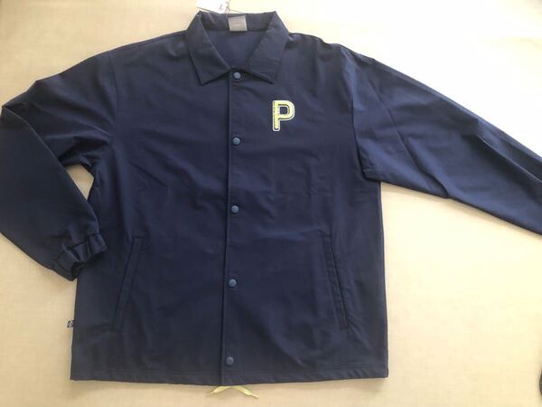 送料無料◆サンプル品◆プーマ ゴルフ PC ストレッチコーチ ジャケット◆(L)◆630311-02 (ネイビー)◆PUMA GOLF