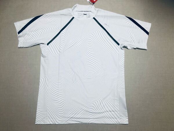 送料無料◆新品◆プーマ ゴルフ PF ストレッチ ムーステックカット AOP モックネック◆(M)◆627607-03◆PUMA GOLF・半袖シャツ