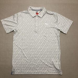 送料無料◆新品◆PUMA GOLF カート柄 半袖ポロシャツ◆(S)◆533168-01◆プーマ ゴルフ