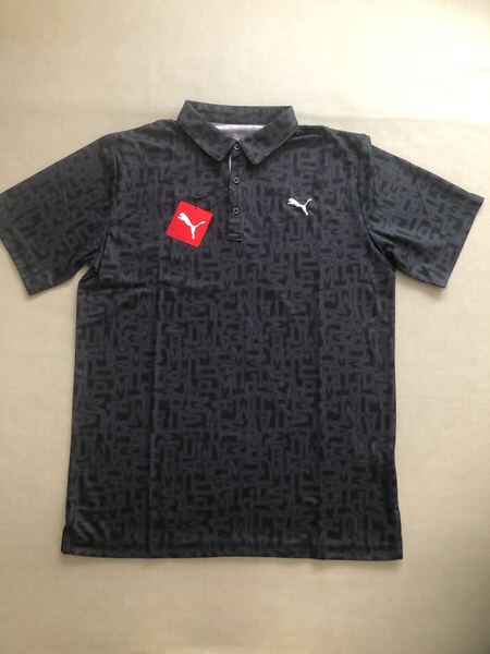 送料無料◆新品◆PUMA GOLF ランダム グラフィック 半袖ポロシャツ◆(XL)◆622405-01◆プーマ ゴルフ