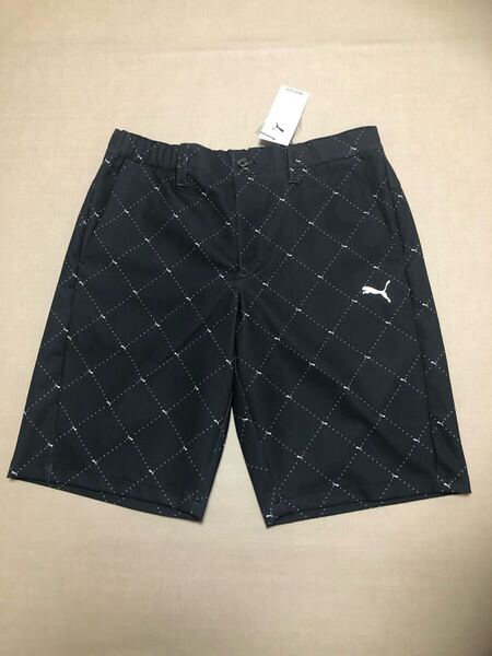 送料無料◆サンプル品◆プーマ ゴルフ SB アーガイル AOP ストレッチ レギュラーショーツ◆(L)◆633329-01◆PUMA GOLF・ハーフパンツ